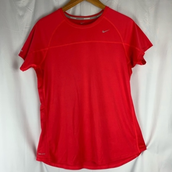 Nike Running women's Dri-Fit shirt, XL pinkish red - Picture 2 of 6